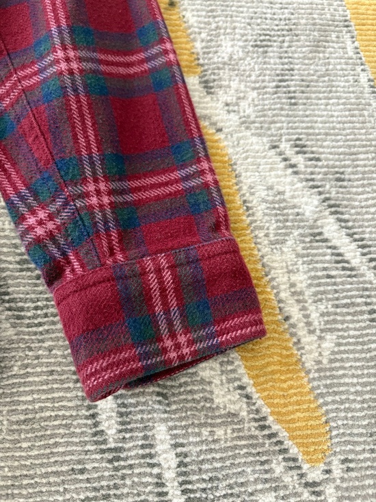 Red, Green, and Blue Plaid Button Down Top- Madewell - Picture 3 of 7